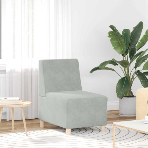 Modułowa sofa bez podłokietników 3 pcs Jasnoszary