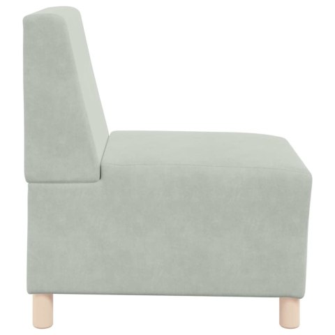 Modułowa sofa bez podłokietników 3 pcs Jasnoszary