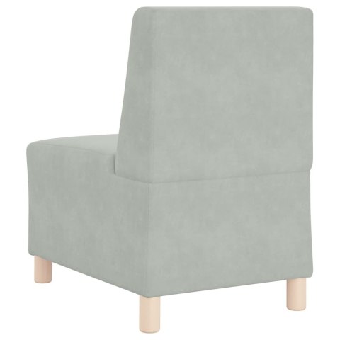Modułowa sofa bez podłokietników 3 pcs Jasnoszary