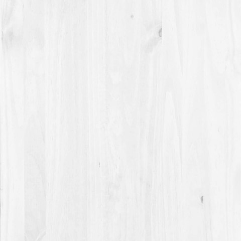 Komoda ASKIM Biały 79 x 40 x 133,5 cm Lite drewno sosnowe