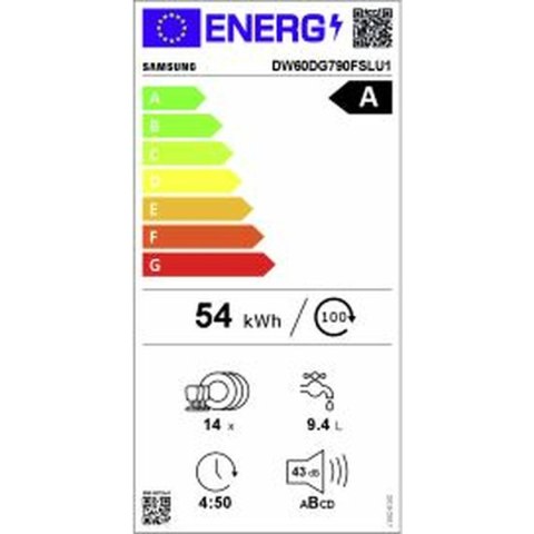 Zmywarka Samsung DW60DG790FSLU1 (Odnowione D)