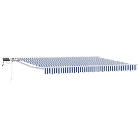 Ręczny ramowy zewnętrzny markizowy z LED 4 x 2 m