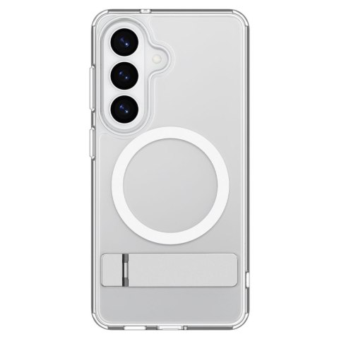 Etui case na Samsung Galaxy S26 Ultra Hybrid S Mag MagSafe - przezroczysto-białe