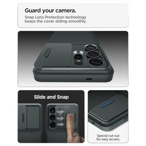 Etui pokrowiec case na Samsung Galaxy S26 Ultra Optik Armor - zielony