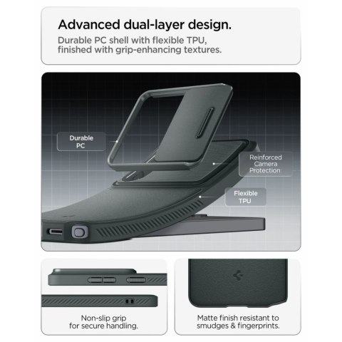 Etui pokrowiec case na Samsung Galaxy S26 Ultra Optik Armor - zielony