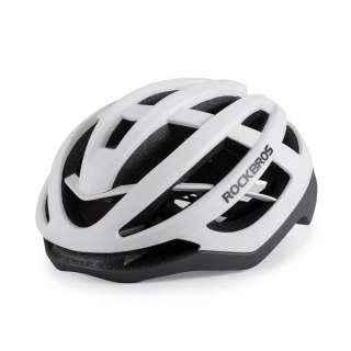 Kask ochronny rowerowy HC-58WG-M 55-58 cm - biało-szary