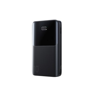Powerbank 10000mAh 22.5W USB-A USB-C z wyświetlaczem JR-QP191 Mini - czarny