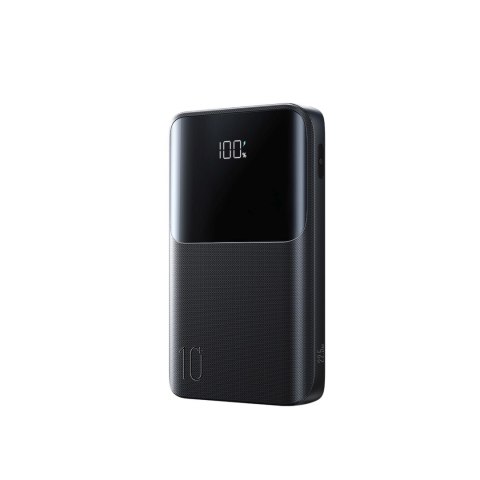 Powerbank 10000mAh 22.5W USB-A USB-C z wyświetlaczem JR-QP191 Mini - czarny