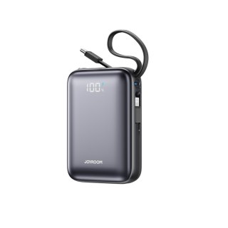 Powerbank 20000mAh 22.5W USB-C z podwójnym kablem - czarny