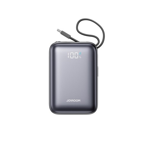 Powerbank 20000mAh 22.5W USB-C z podwójnym kablem - czarny