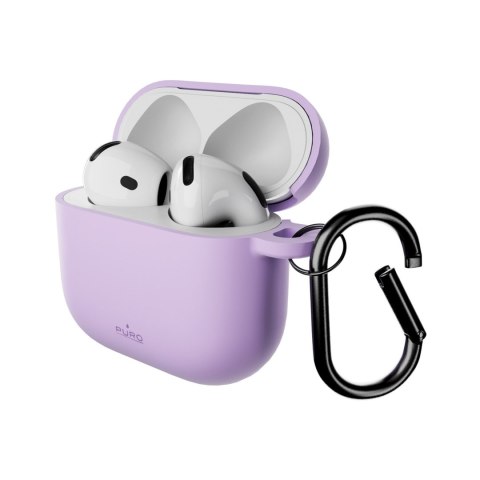 Etui pokrowiec na słuchawki AirPods 4 Icon - fioletowy