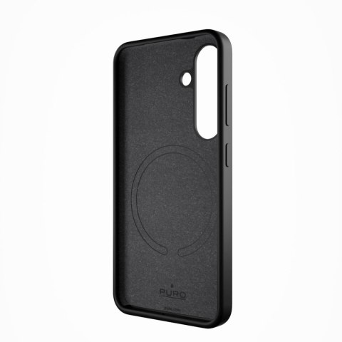 Etui silikonowe case do Samsung Galaxy S25 Icon Mag MagSafe - czarny