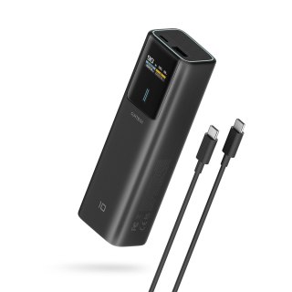 Powerbank 10000mAh USB-C USB-A 150W - czarny