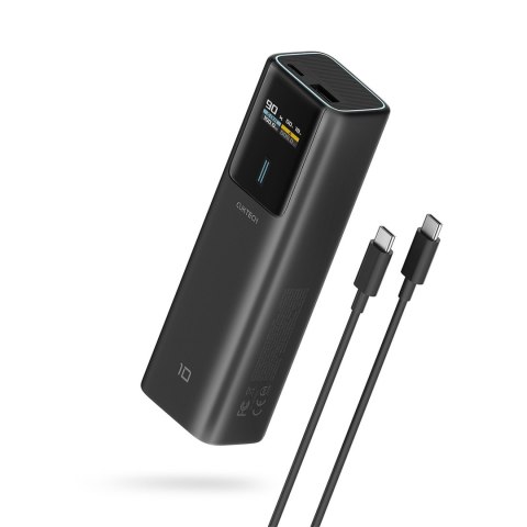 Powerbank 10000mAh USB-C USB-A 150W - czarny