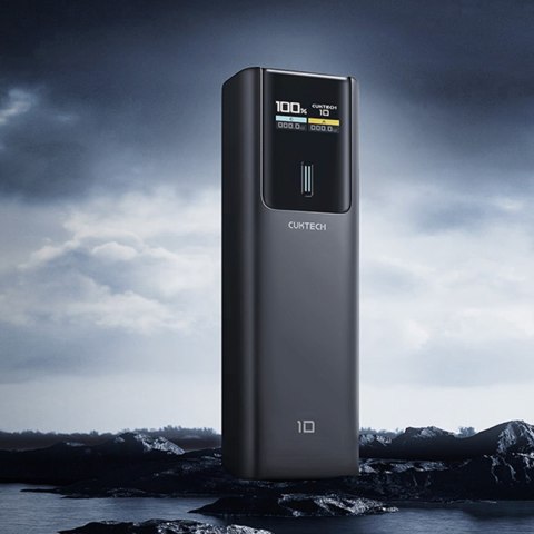 Powerbank 10000mAh USB-C USB-A 150W - czarny