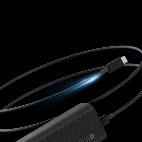 Powerbank 10000mAh USB-C USB-A 150W - czarny