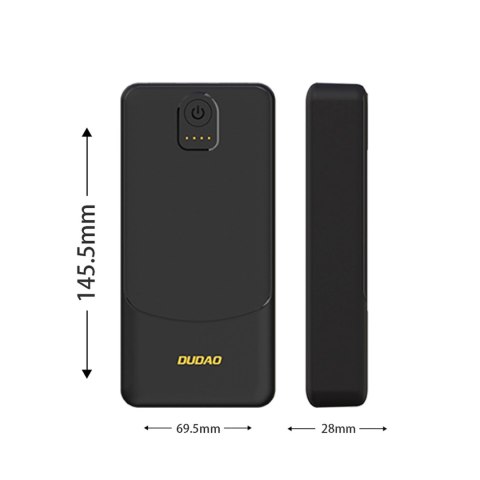 Powerbank 20000mAh USB-A K10Pro 2.4A - czarny