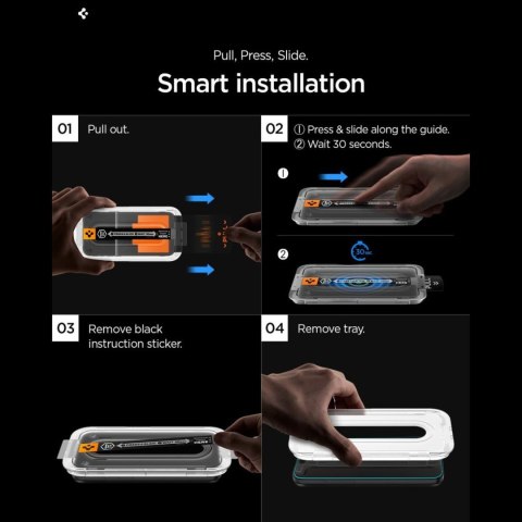 Szkło antyrefleksyjne na Samsung Galaxy S26 Ultra z aplikatorem Glas.Tr Ez Fit Pro Anti Reflection - 2 szt.