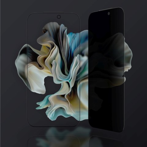 Szkło hartowane prywatyzujące na iPhone 17 Pro Titan Privacy FusionFilter 7