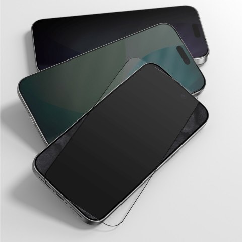 Szkło hartowane prywatyzujące na iPhone 17 Pro Titan Privacy FusionFilter 7