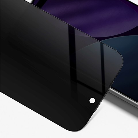 Szkło hartowane prywatyzujące na iPhone 17 Pro Titan Privacy FusionFilter 7