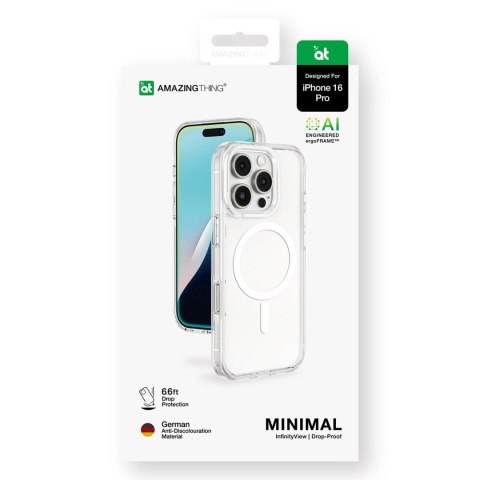 Etui silikonowe do iPhone 16 Pro Minimal Case - przezroczyste