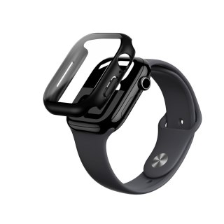 Etui ze szkłem hartowanym do Apple Watch 46mm Radix Glass - czarne
