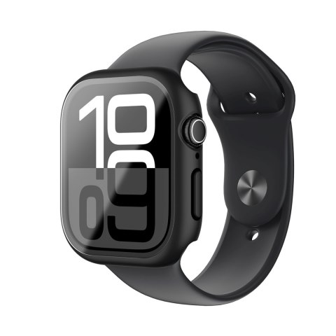 Etui ze szkłem hartowanym do Apple Watch 46mm Radix Glass - czarne