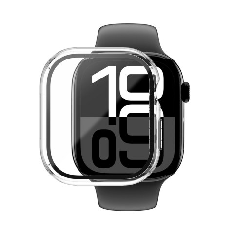 Etui ze szkłem hartowanym do Apple Watch 46mm Radix Glass - przezroczyste