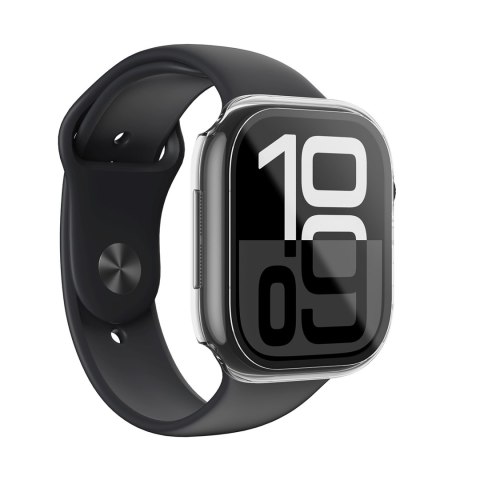 Etui ze szkłem hartowanym do Apple Watch 46mm Radix Glass - przezroczyste