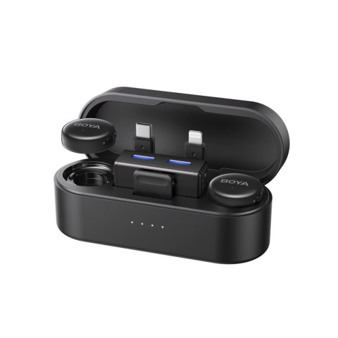 Zestaw mikrofonów bezprzewodowych z etui AI 2.4GHz USB-C