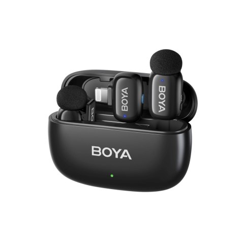 Zestaw mikrofonów bezprzewodowych z etui mini 2-01 2.4GHz USB-C