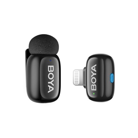 Zestaw mikrofonów bezprzewodowych z etui mini 2-01 2.4GHz USB-C