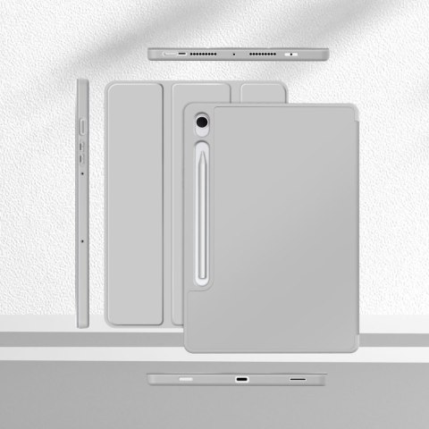 Etui pokrowiec na Samsung Galaxy Tab S9 11.0 / S9 FE / S10 FE / S10 Lite 10.9 - szary