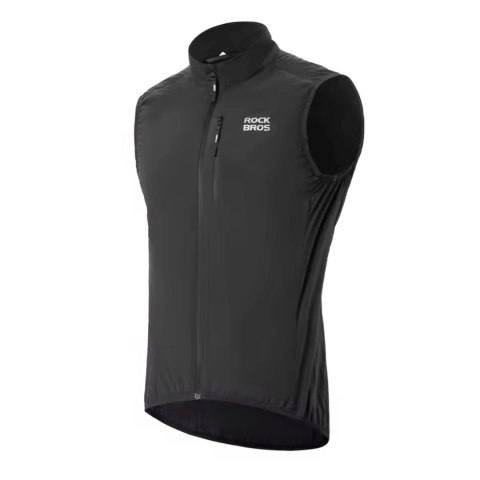 Kamizelka rowerowa termiczna rozmiar XXXXL - czarna