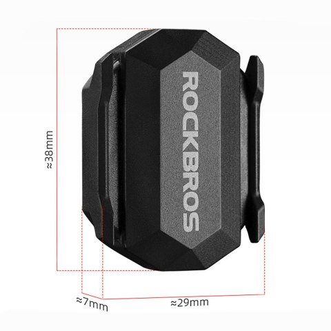 Czujnik rowerowy 2w1 prędkości lub kadencji ANT+ Bluetooth - czarny