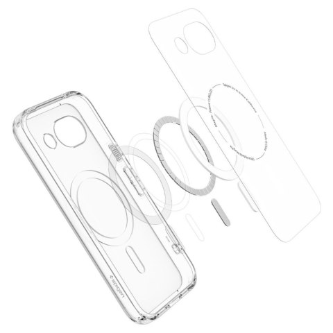 Etui pokrowiec na Google Pixel 10A Ultra Hybrid Mag MagSafe - przezroczysto białe