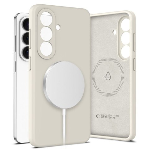 Etui pokrowiec na Samsung Galaxy S26 Silicone MagSafe - beżowy