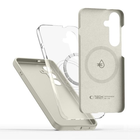 Etui pokrowiec na Samsung Galaxy S26 Silicone MagSafe - beżowy