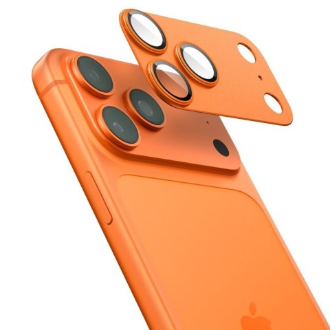Szkło na obiektyw do iPhone 17 Pro Max Optik Pro XL - pomarańczowe