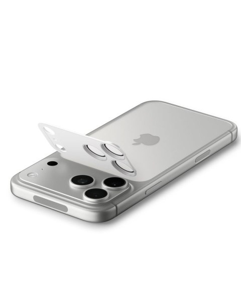 Szkło na obiektyw do iPhone 17 Pro Optik Pro XL - srebrne