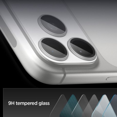Szkło na obiektyw do iPhone 17 Pro Optik Pro XL - srebrne