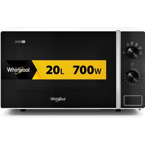 Kuchenka mikrofalowa Whirlpool MWP 101 W (700W; 20l; kolor biały) (WYPRZEDAŻ)