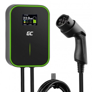 Ładowarka wallbox Green Cell EV PowerBox 22kW z kablem (OUTLET)