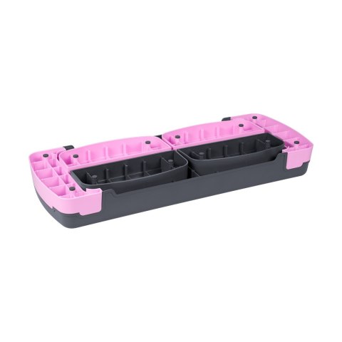 REBEL ACTIVE STEP DO AEROBIKU I ĆWICZEŃ FITNESS, 3 STOPNIE, 78 CM, SZARO-FIOLETOWY RBA-3225-PU