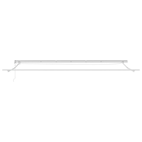 Markiza zwijana Wielokolorowe 600 × 300 cm Poliester i Metal