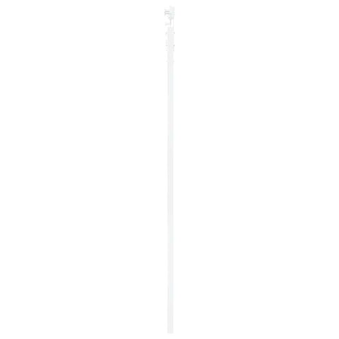 Drzwi przesuwne Biały 93 x 202 cm Lite drewno sosnowe i szkło