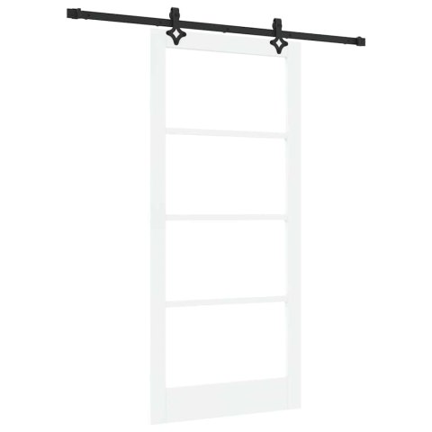 Drzwi przesuwne ORKDAL Biały i czarny 93 x 202 cm