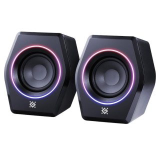 Głośniki Defender SOLAR 9 2.0 10W Bluetooth USB podświetlenie RGB