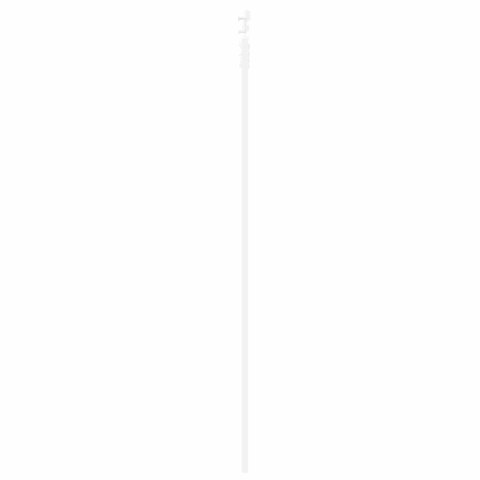 Drzwi przesuwne Biały 93 x 232 cm Lite drewno sosnowe i szkło